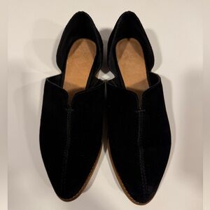 Frye & Co suede d’Orsay shoes EUC - size 8